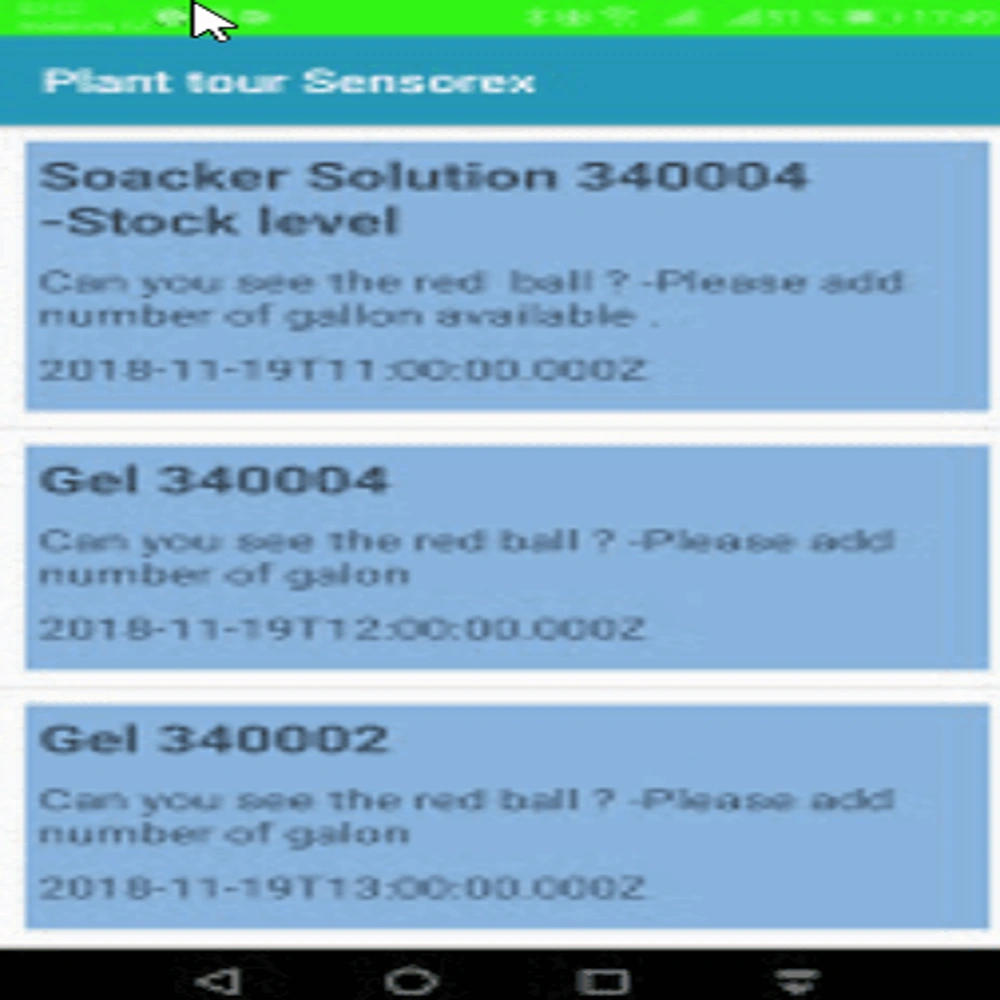 Plant tour application