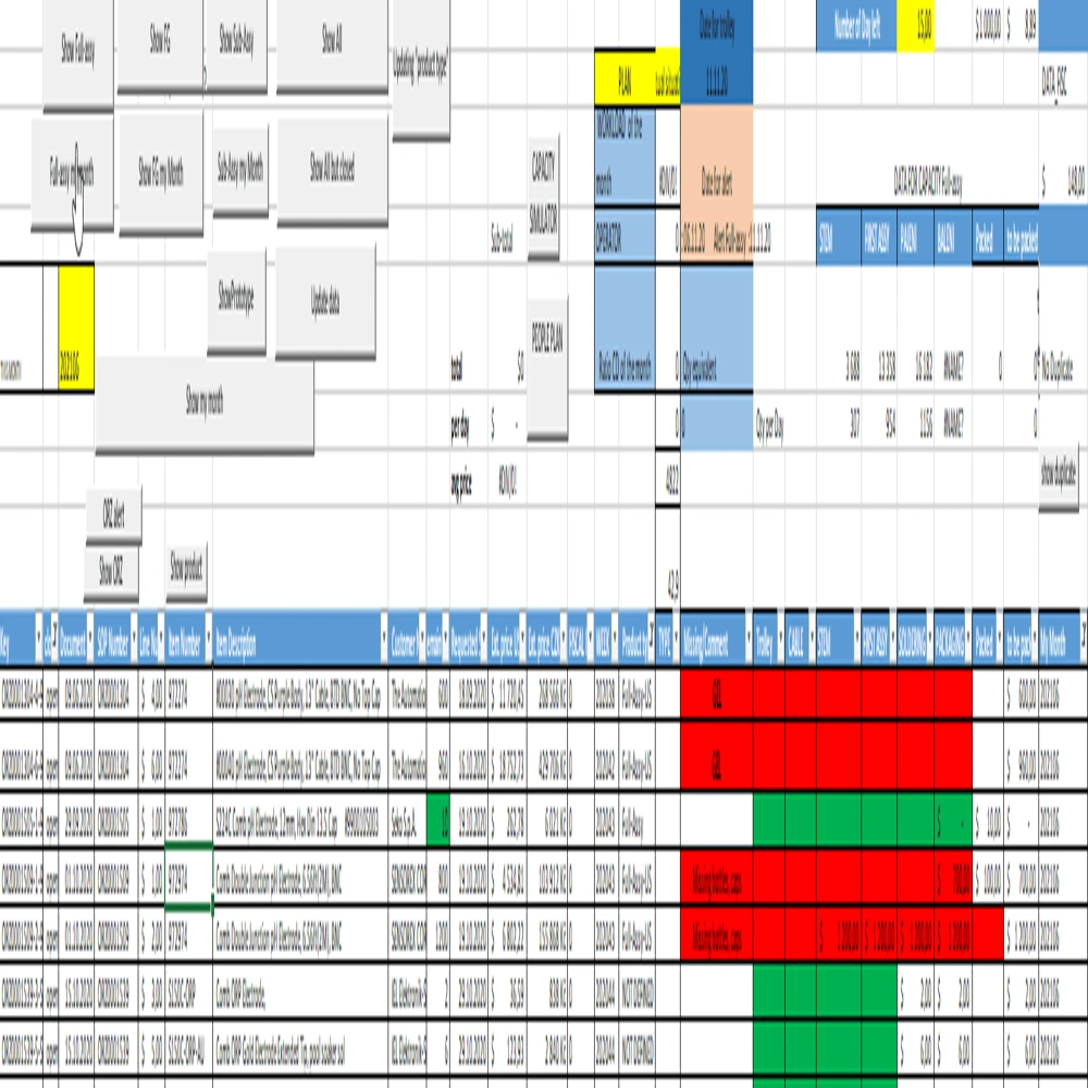 Load calculation of the Excel VBA workshop