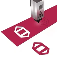 Laser cutting of adhesive tape