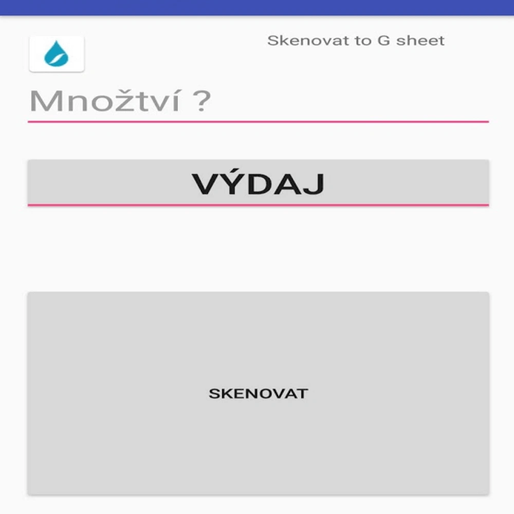 Aplikace Android pro inventář