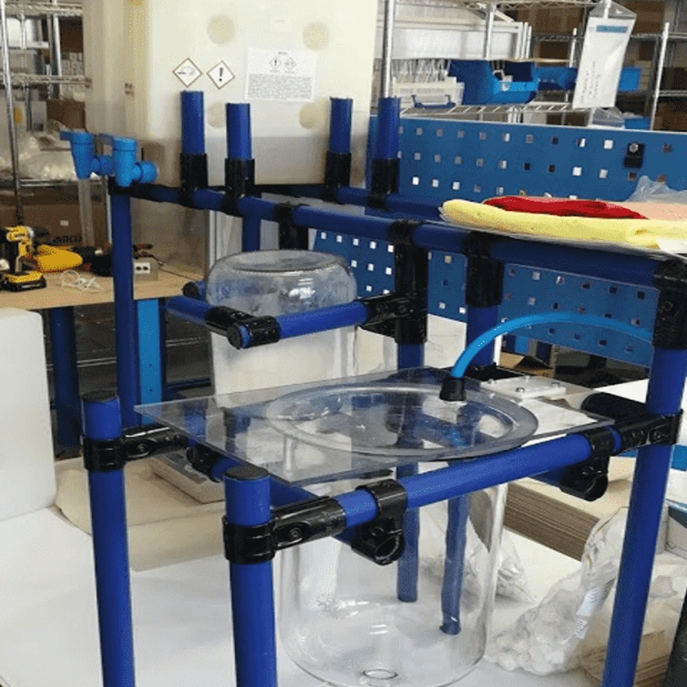 Glue preparation station
